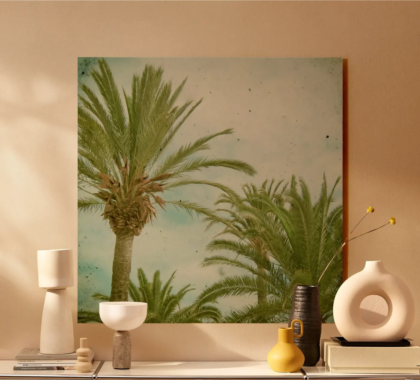 Palm Trees acryl van Cassia Beck Photography