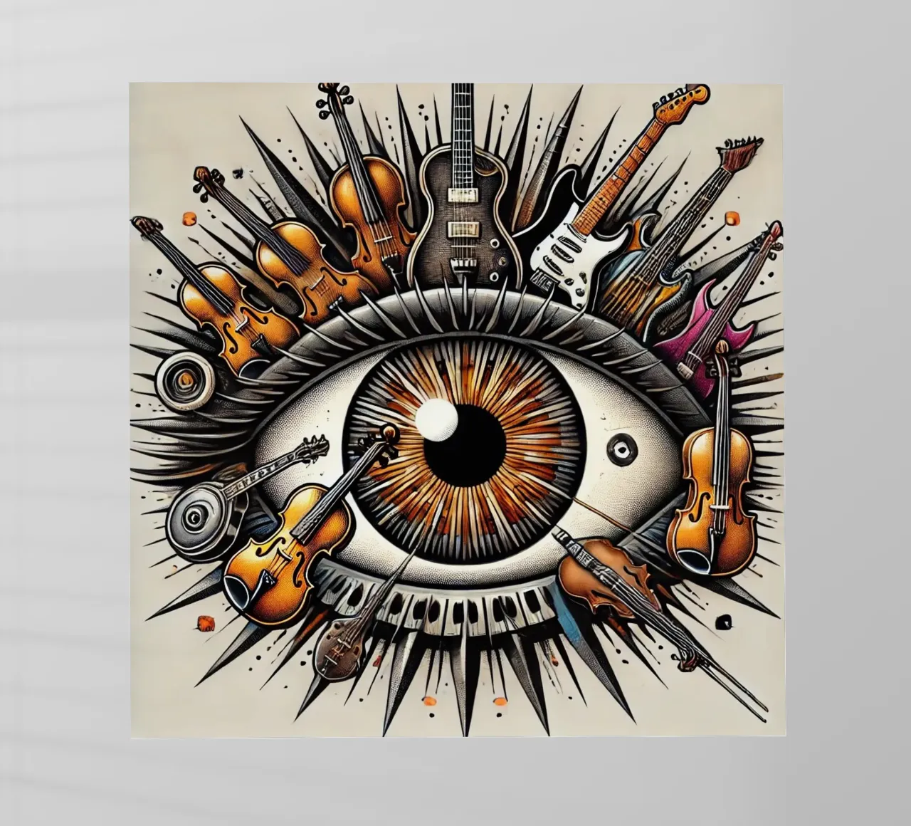 L'oeil musical backlit film by SwenIA design