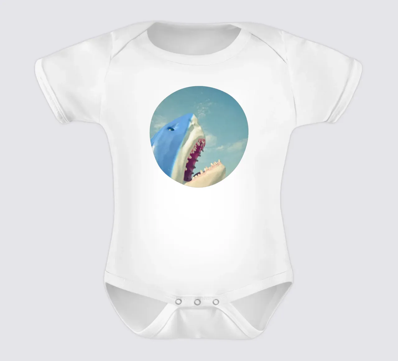 Squalo body neonato maniche corte da Cassia Beck Photography