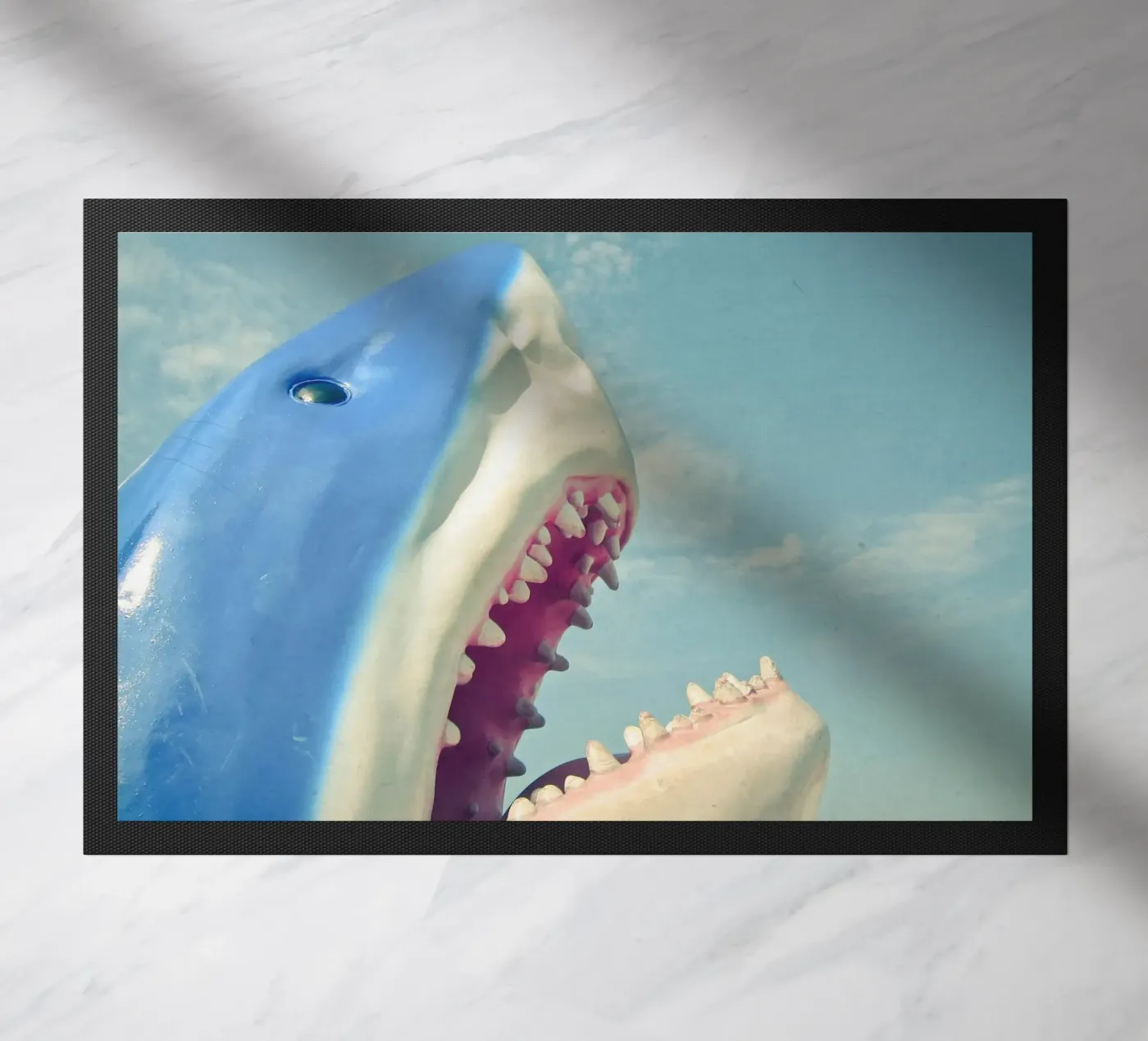 Shark doormat by Cassia Beck Photography