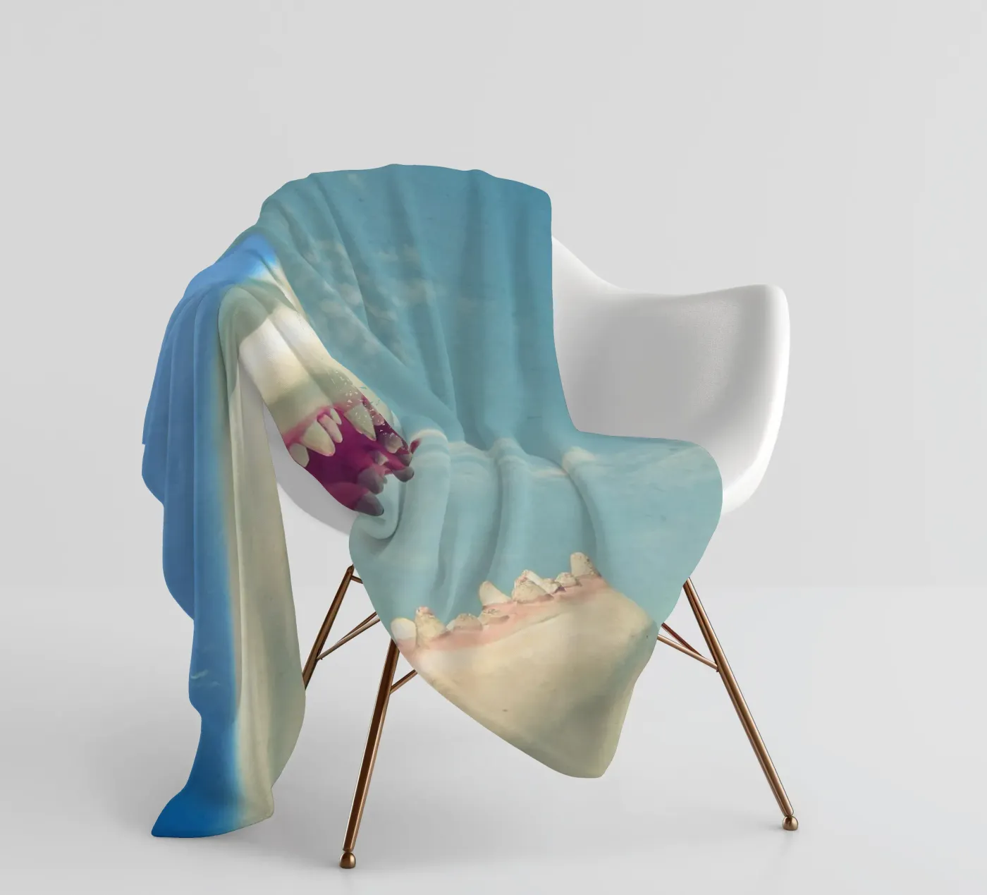 Shark fleecedeken van Cassia Beck Photography