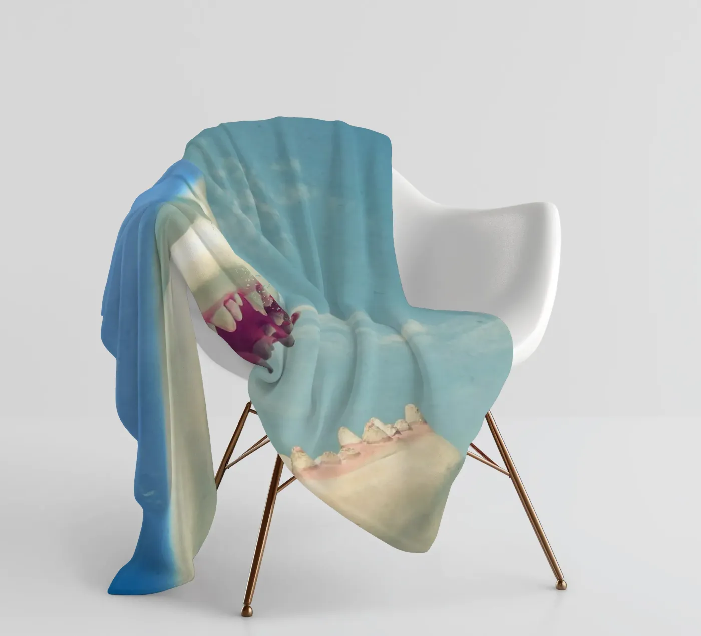 Shark fleecedeken van Cassia Beck Photography