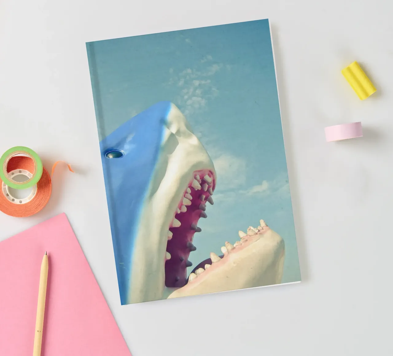 Shark notebook by Cassia Beck Photography