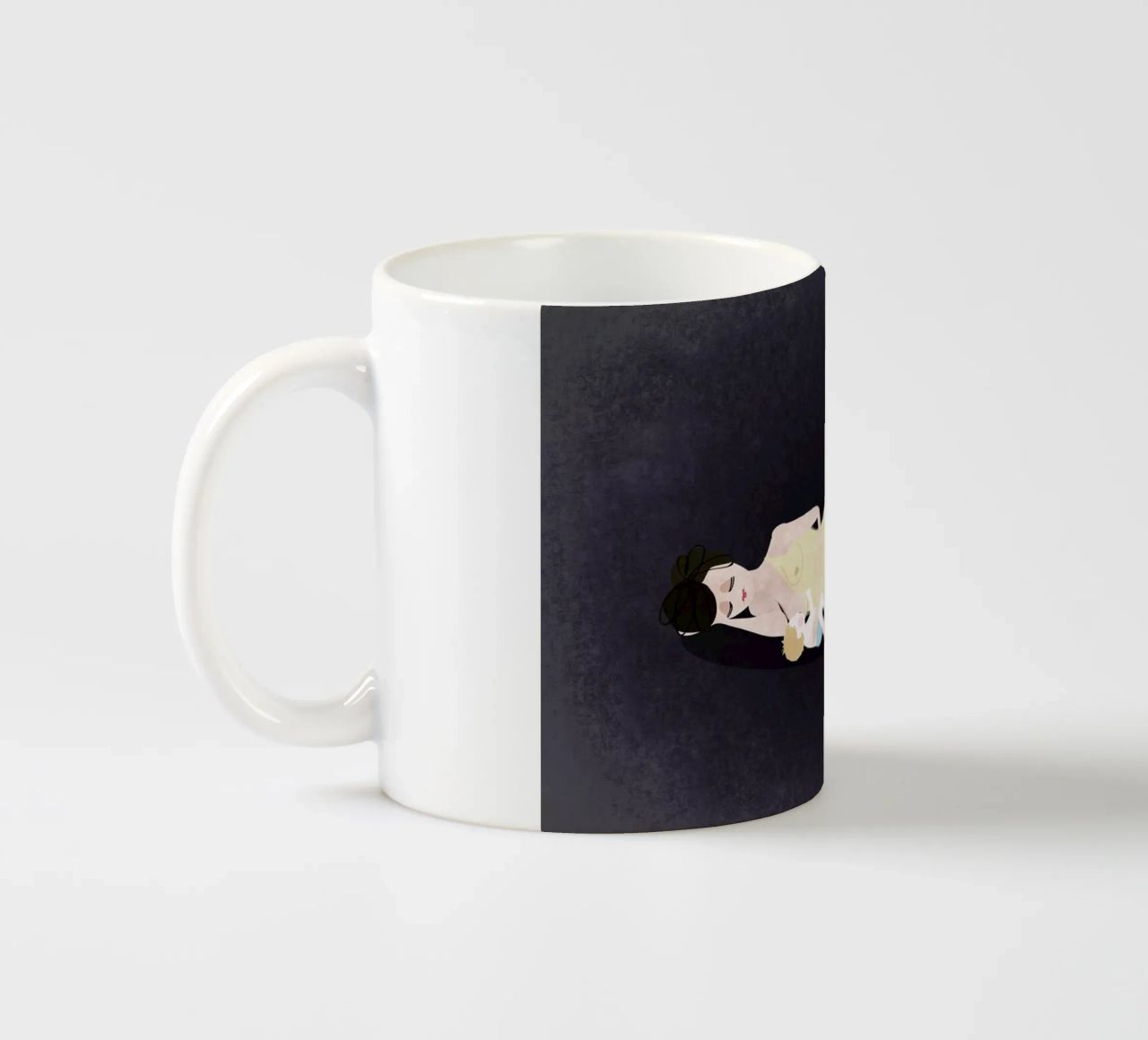 No More Waiting #4 tazza in ceramica da Mie Frey Damgaard