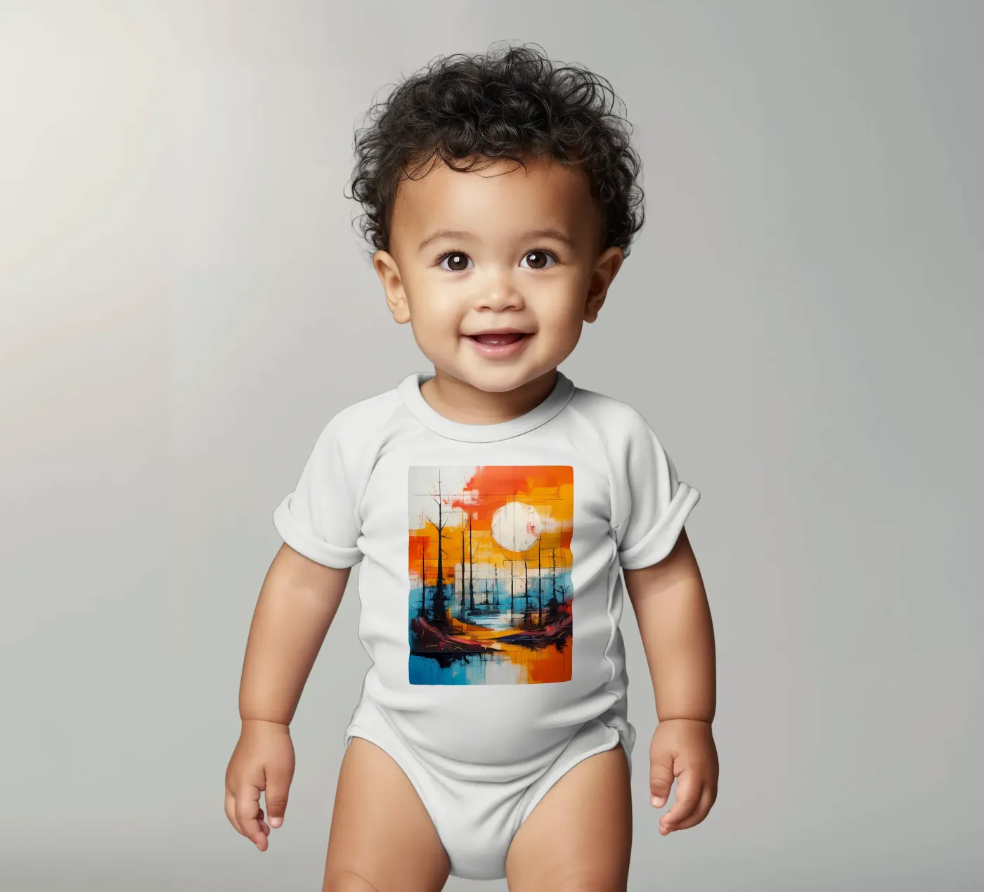 Réflexion au coucher du soleil body bébé de Artistic-shop