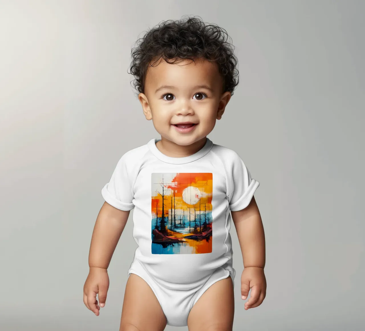 Réflexion au coucher du soleil body bébé de Artistic-shop