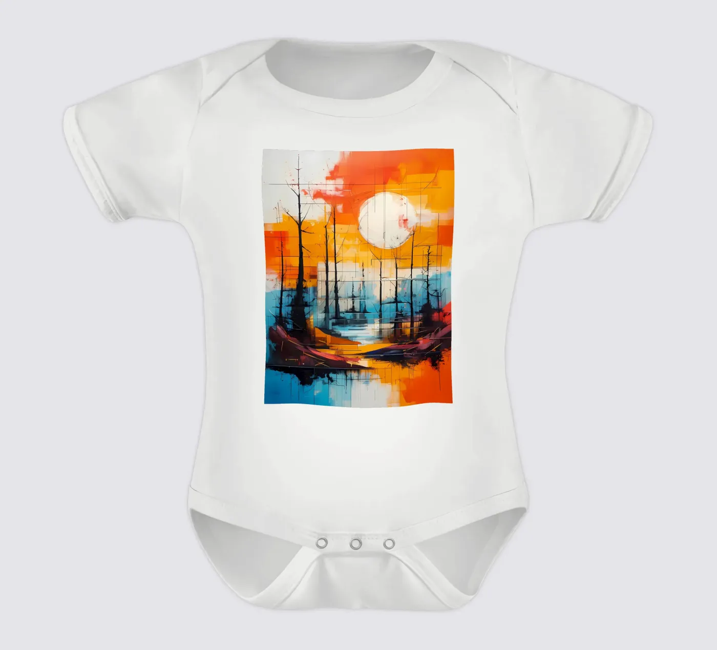 Réflexion au coucher du soleil body bébé de Artistic-shop