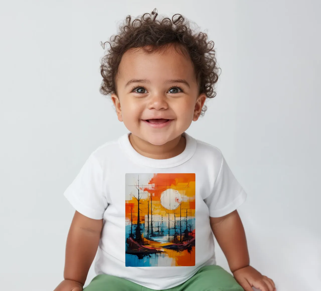 Riflesso del tramonto maglietta neonato da Artistic-shop