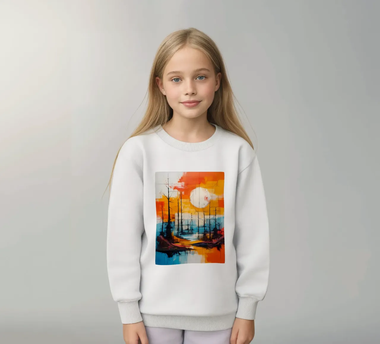 Riflesso del tramonto felpa bambino da Artistic-shop