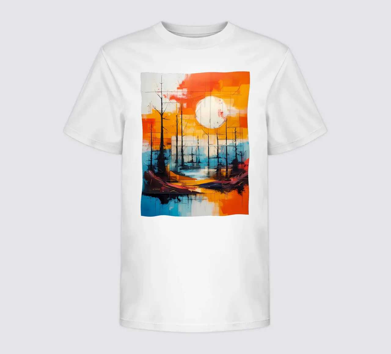 Sunset Reflection kids t-shirt by Artistic-shop