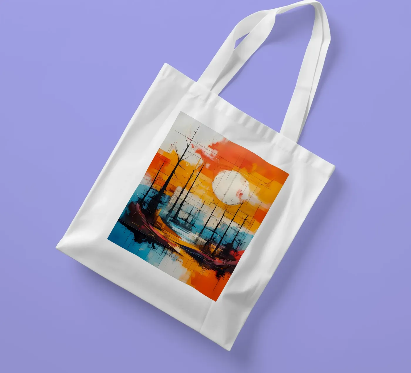 Sunset Reflection tote bag by Artistic-shop