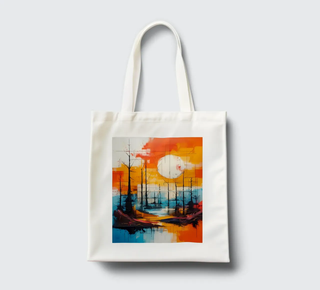 Sunset Reflection tote bag by Artistic-shop
