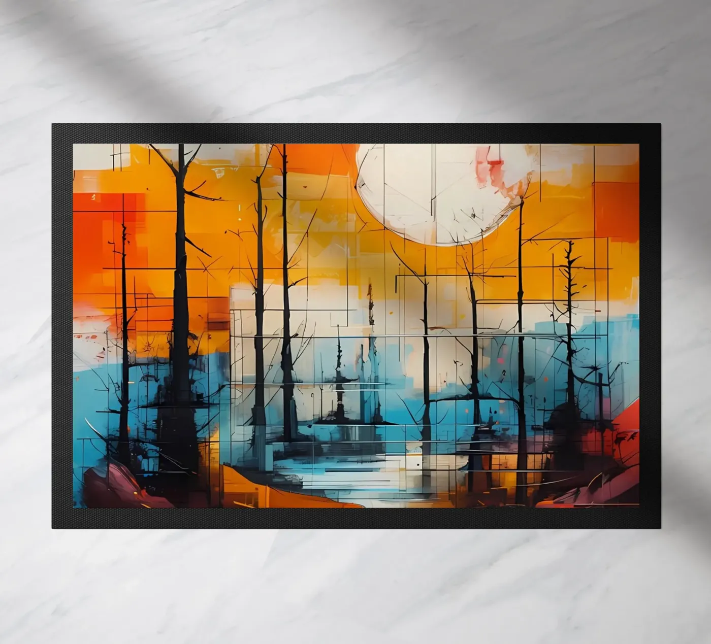 Sunset Reflection doormat by Artistic-shop