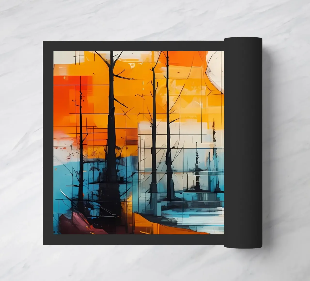 Sunset Reflection doormat by Artistic-shop