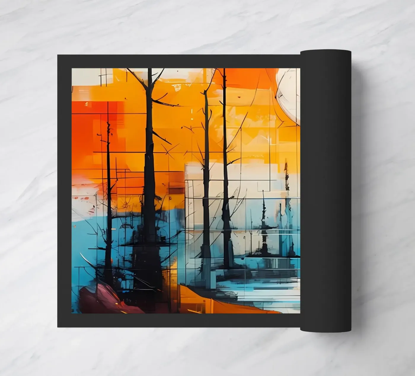 Sunset Reflection doormat by Artistic-shop