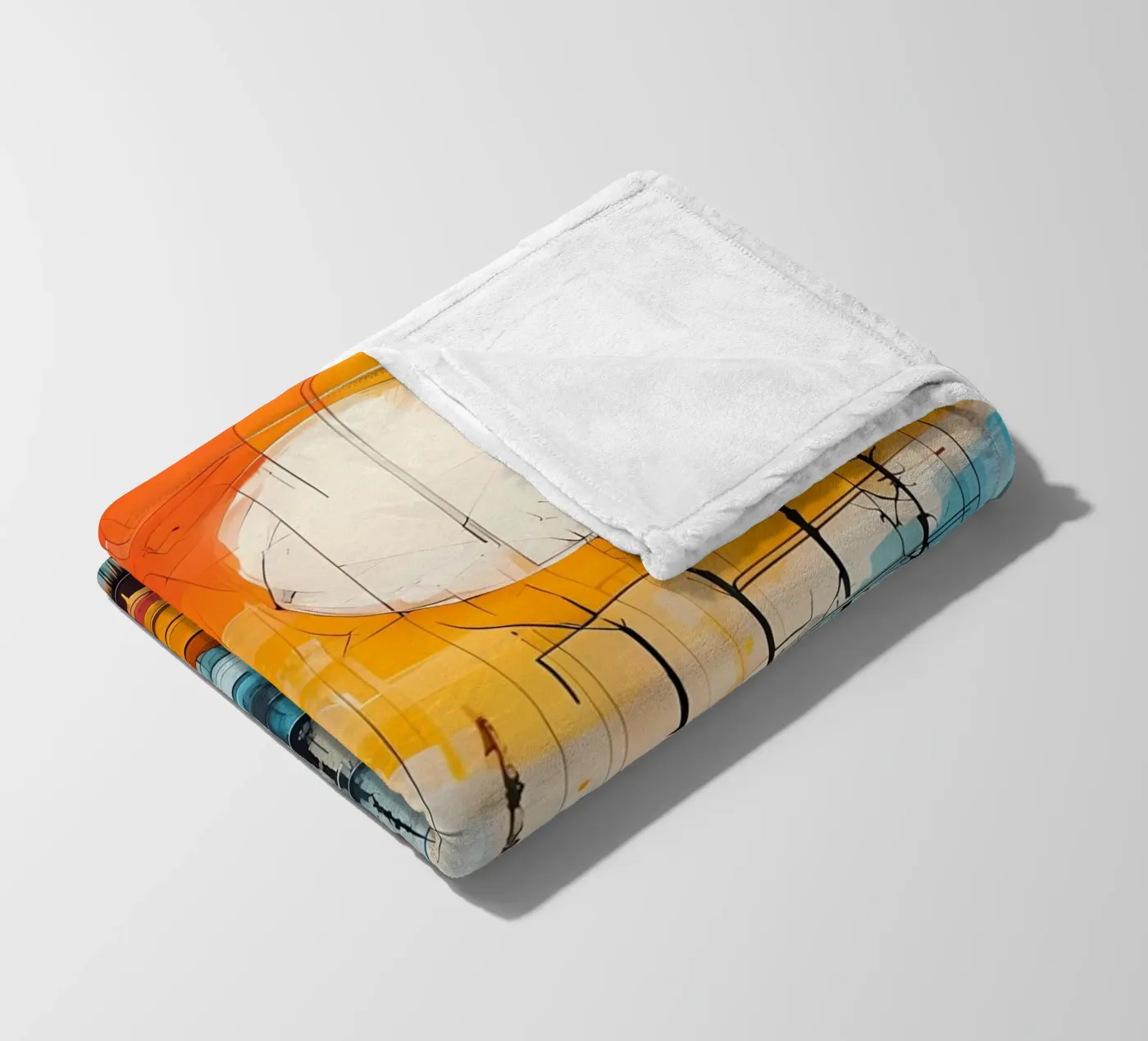 Sunset Reflection coperta in pile da Artistic-shop