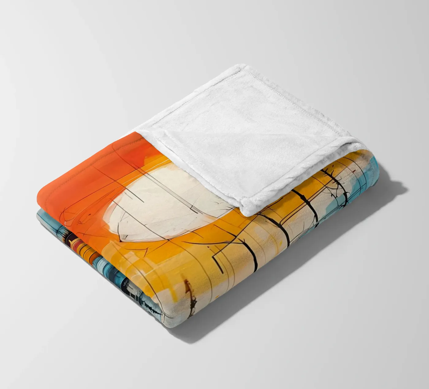 Sunset Reflection coperta in pile da Artistic-shop