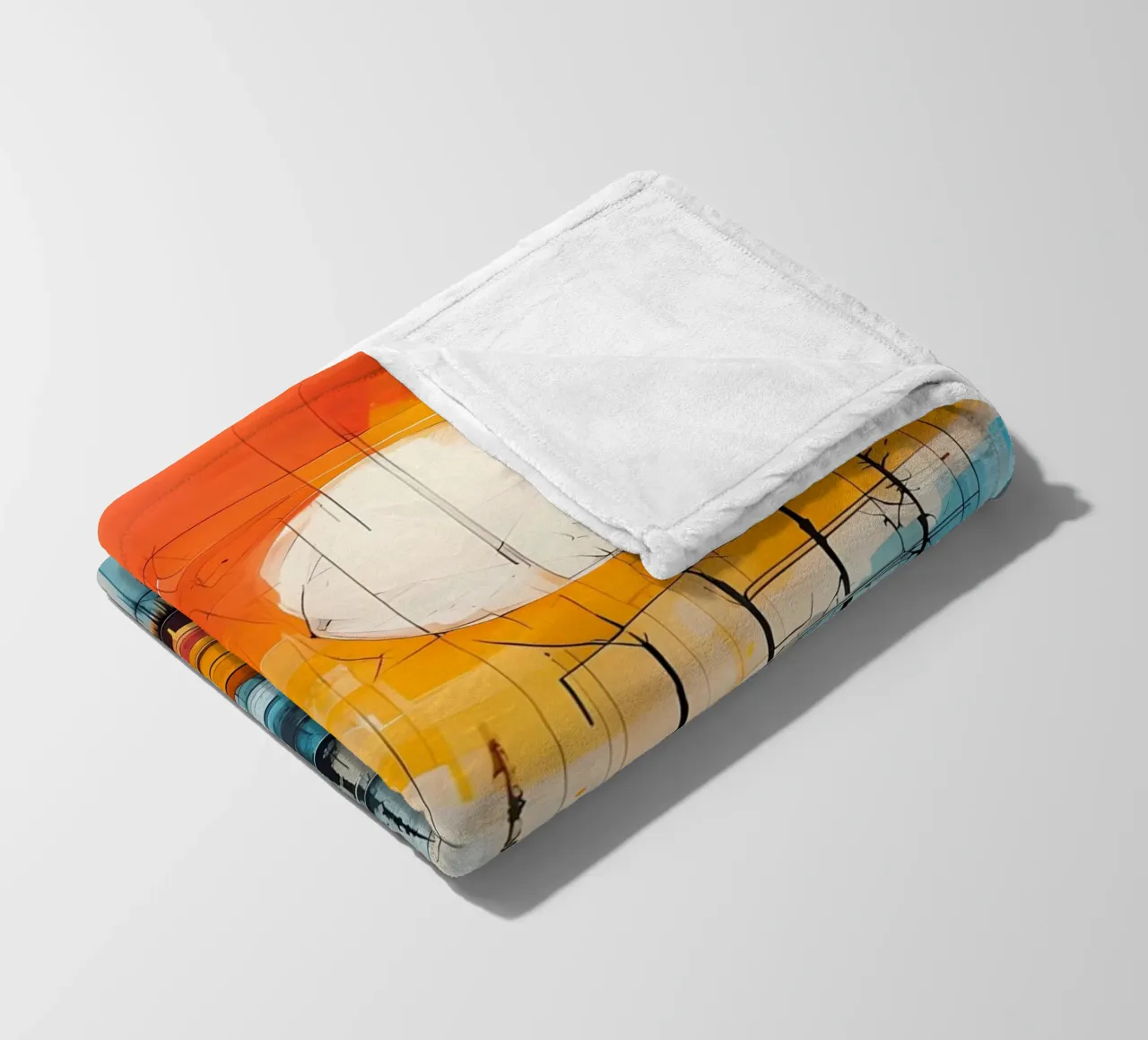 Sunset Reflection fleece blanket by Artistic-shop