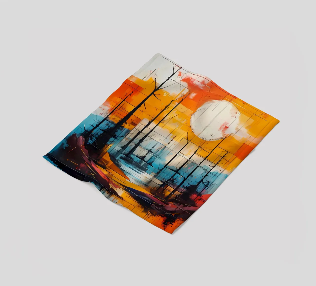 Sunset Reflection fleece blanket by Artistic-shop