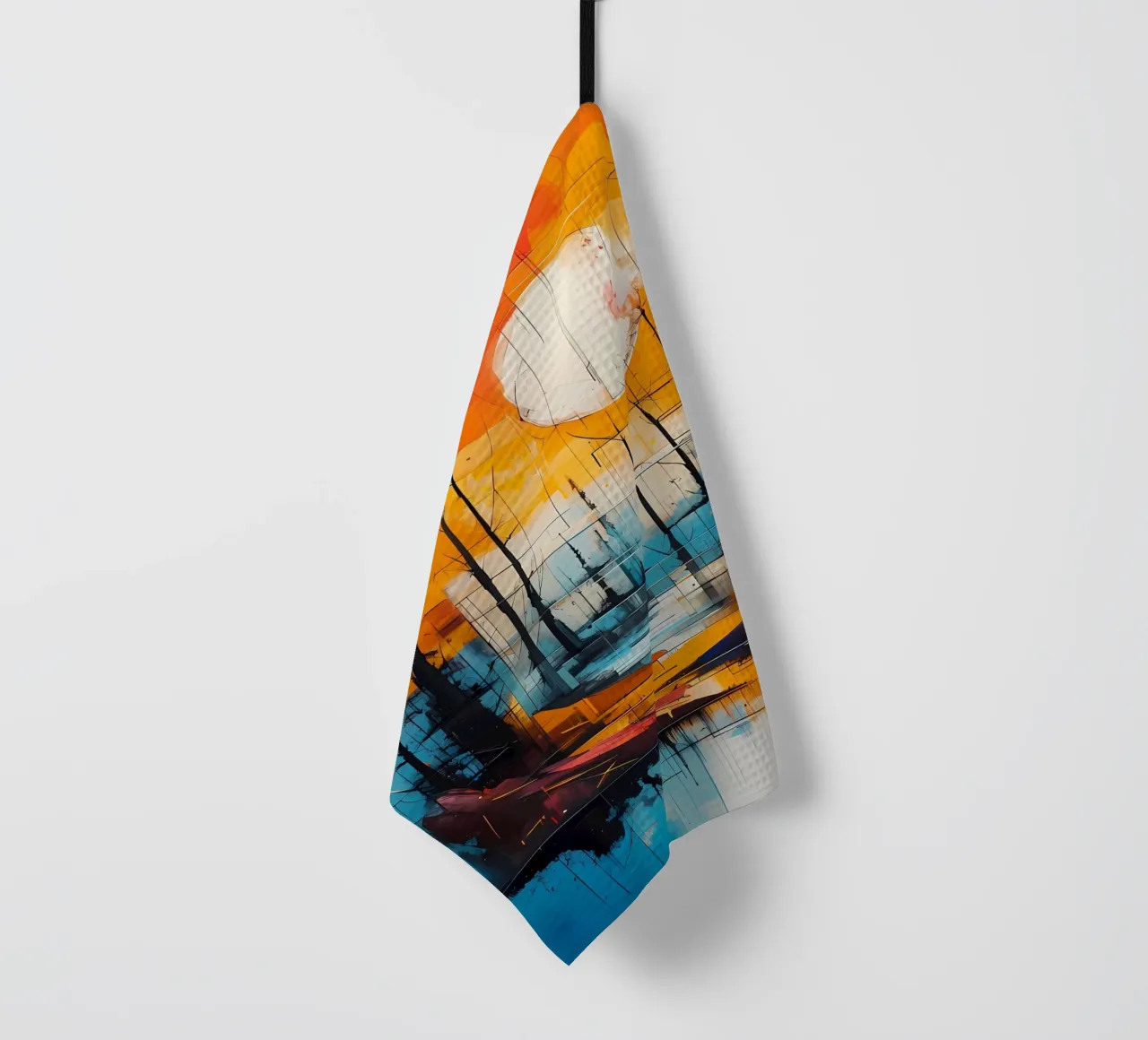 Riflesso del tramonto canovaccio da cucina da Artistic-shop
