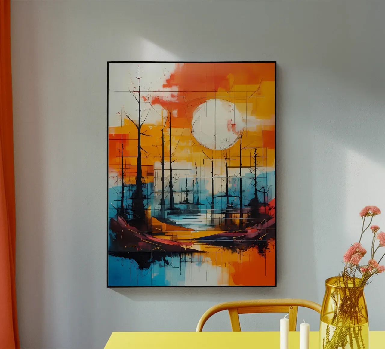 Sunset Reflection acryl van Artistic-shop