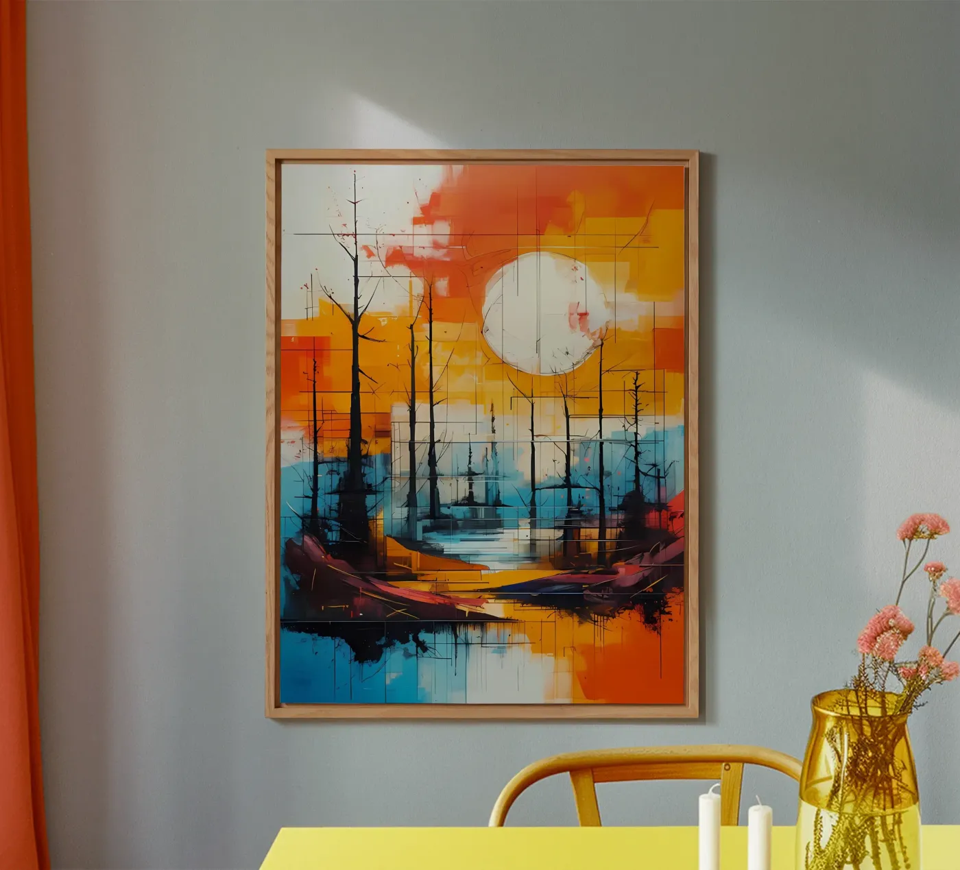 Sunset Reflection forex plate by Artistic-shop