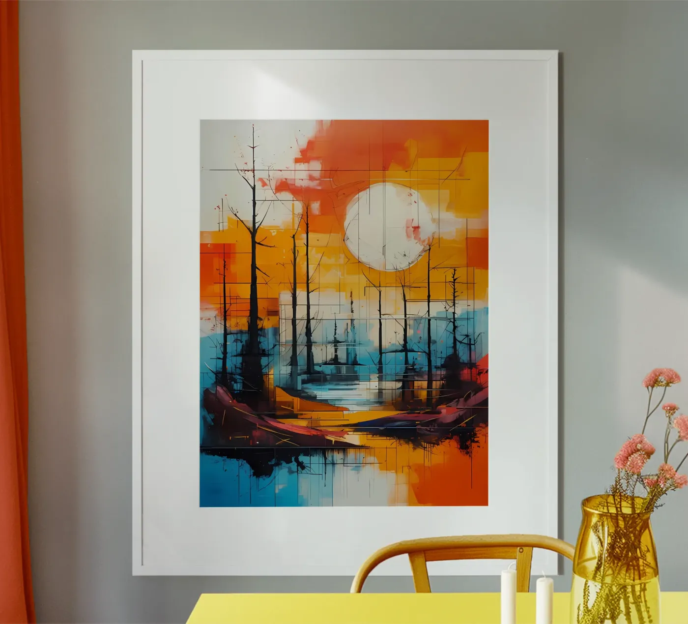 Sunset Reflection poster by Artistic-shop