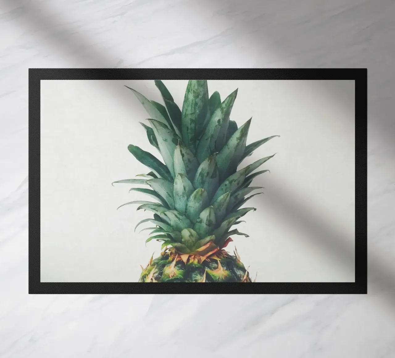 Pineapple Top doormat by Cassia Beck Photography