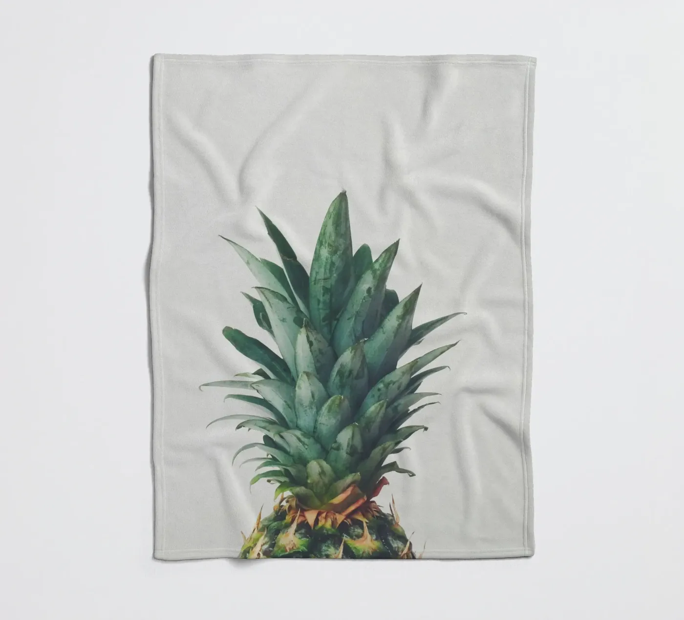Pineapple Top fleece blanket by Cassia Beck Photography