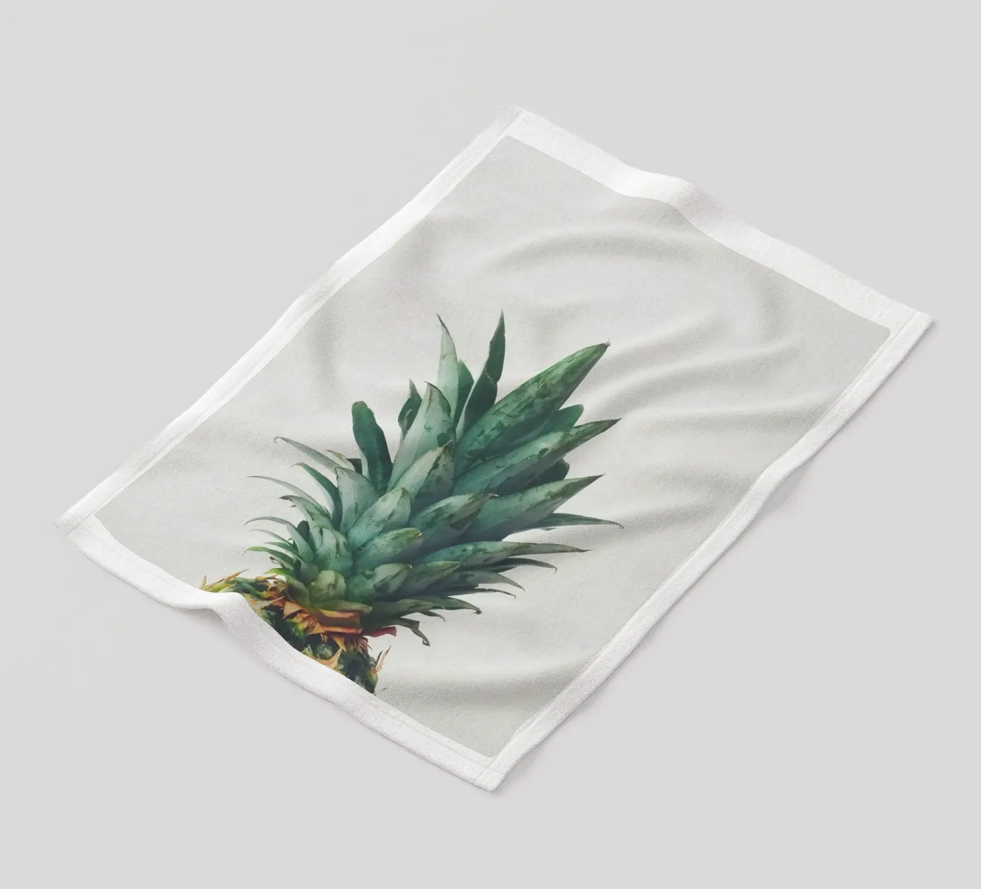 Pineapple Top fleece blanket by Cassia Beck Photography