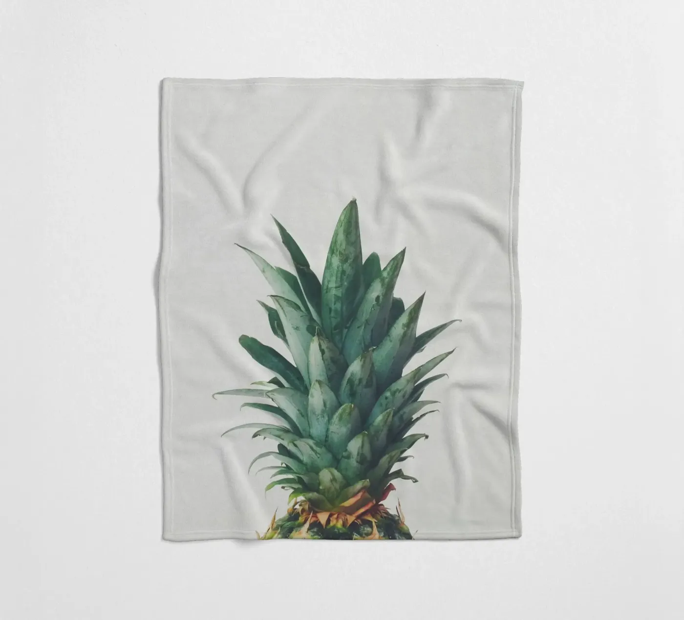 Pineapple Top fleece blanket by Cassia Beck Photography
