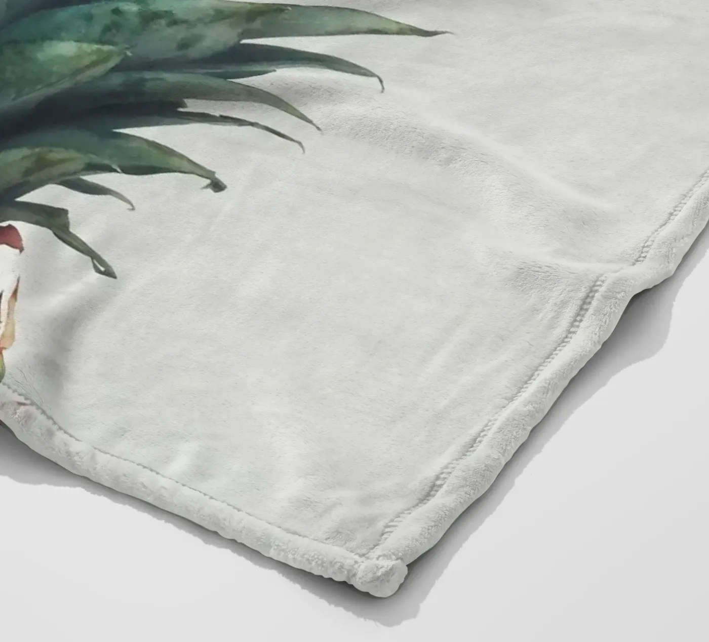 Pineapple Top fleece blanket by Cassia Beck Photography