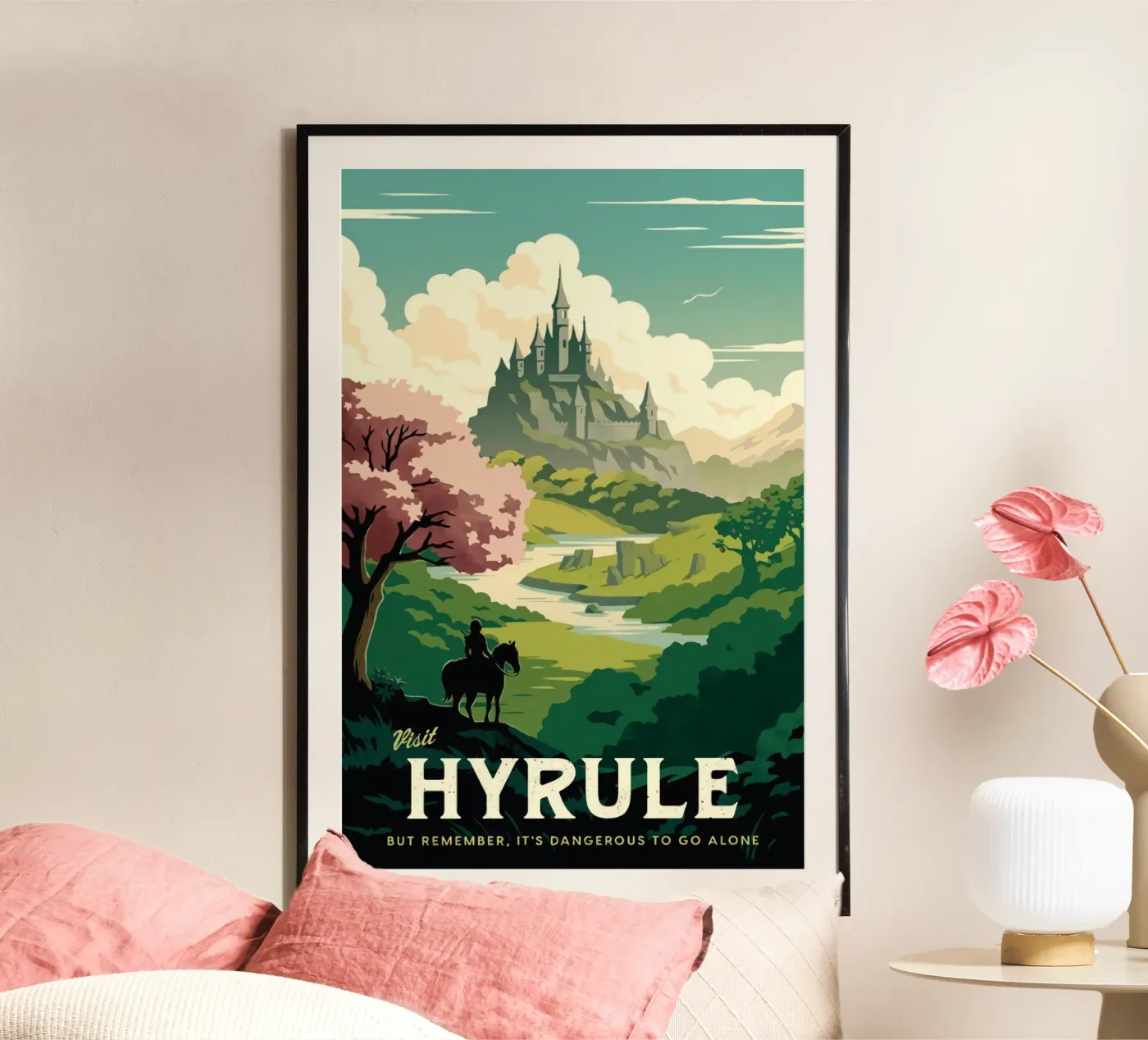 Visit Hyrule poster by Alice Slatera