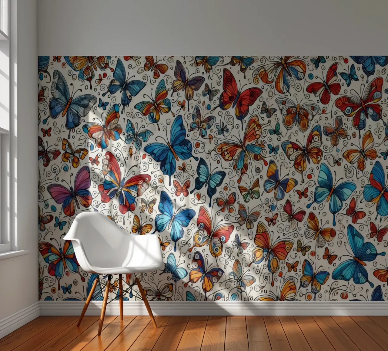 Butterflies photo wallpaper by SwenIA design