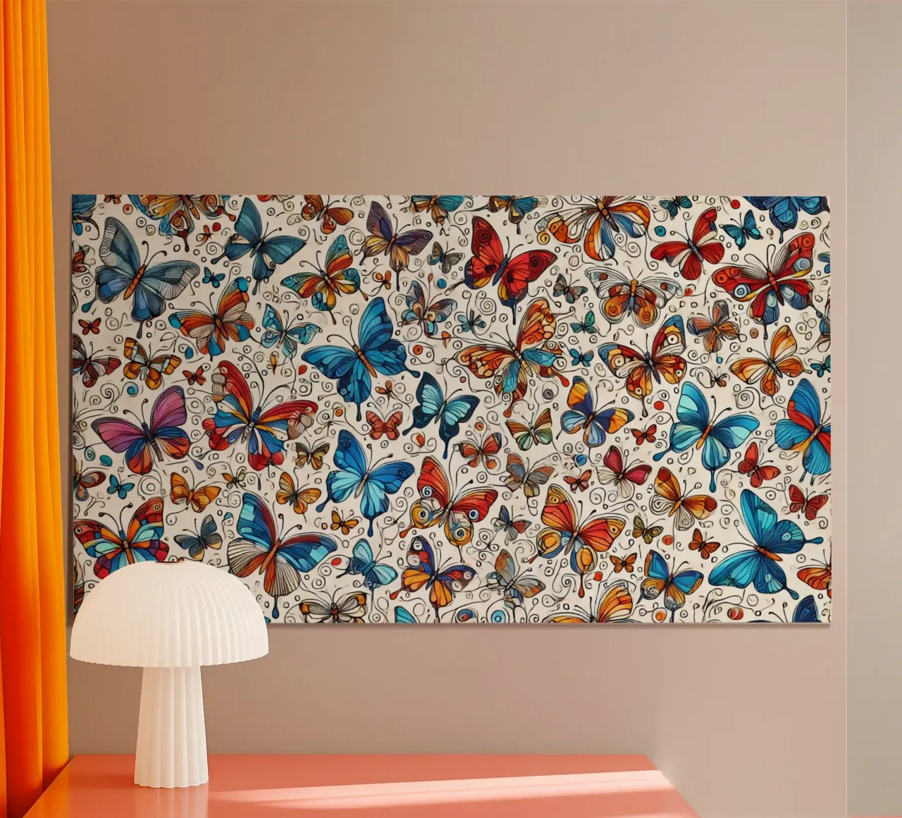 Farfalle poster da SwenIA design