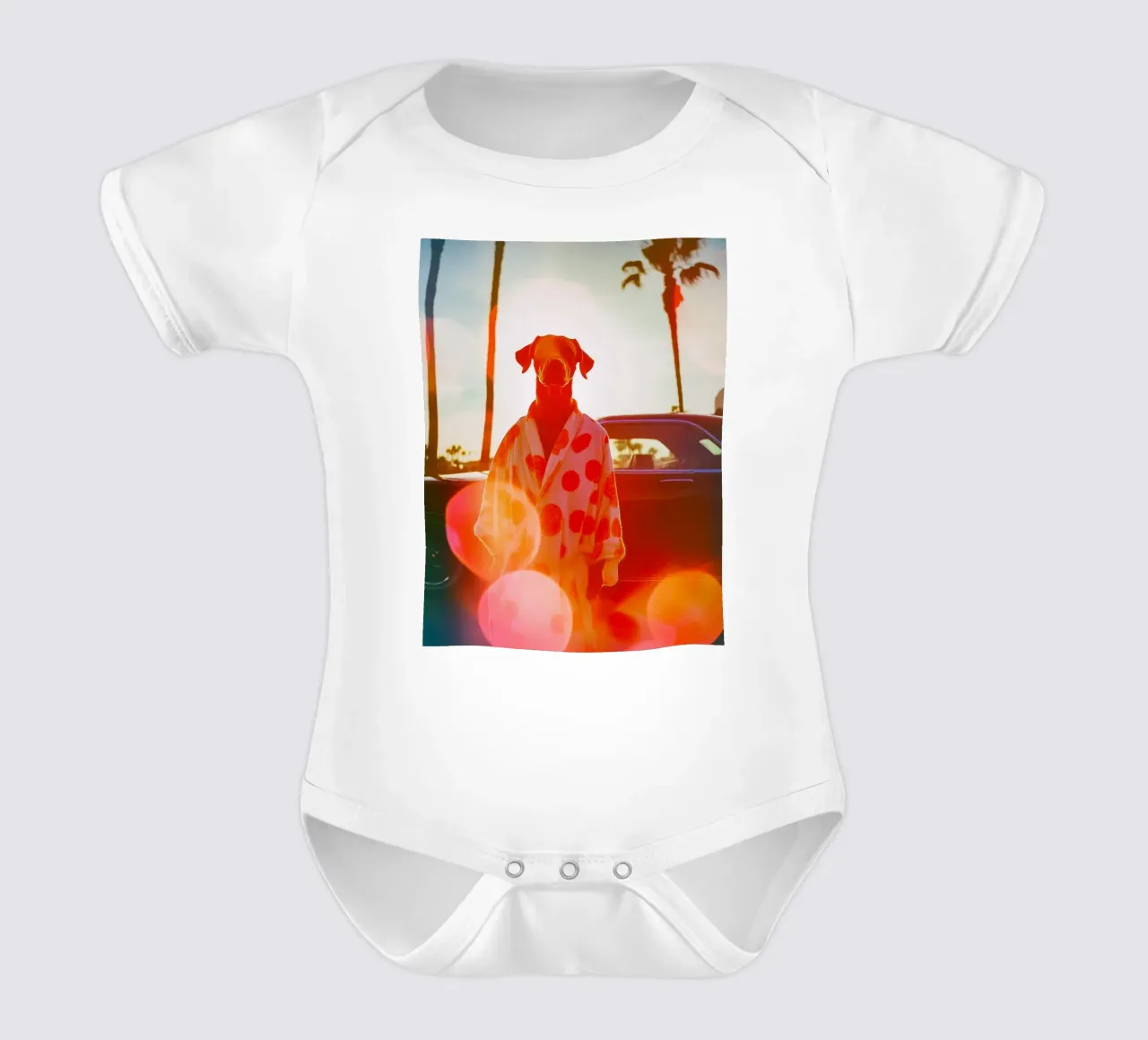 Robert body neonato maniche corte da Affiches Chien Originales – Dogland