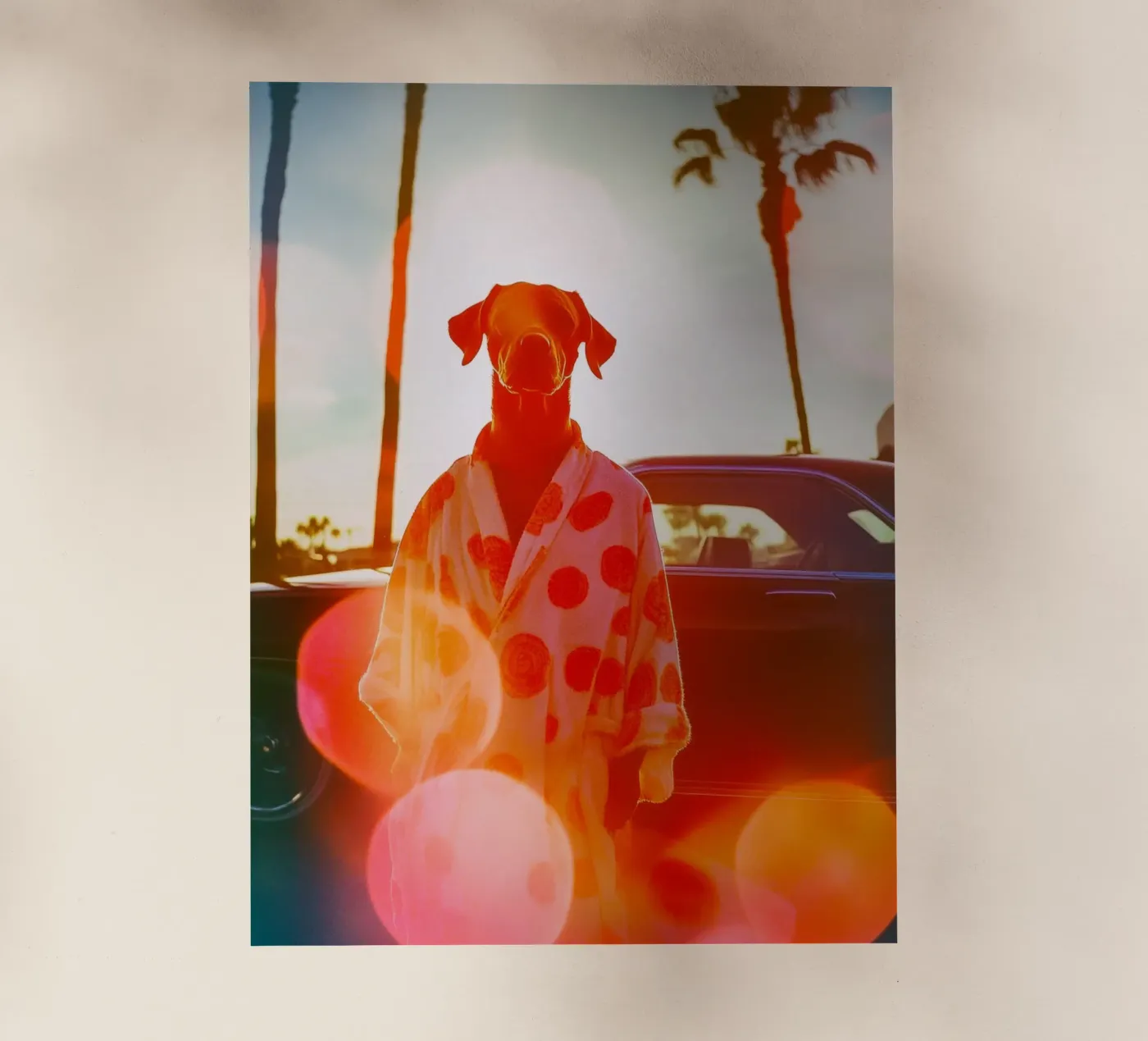 Robert backlit folie van Affiches Chien Originales – Dogland