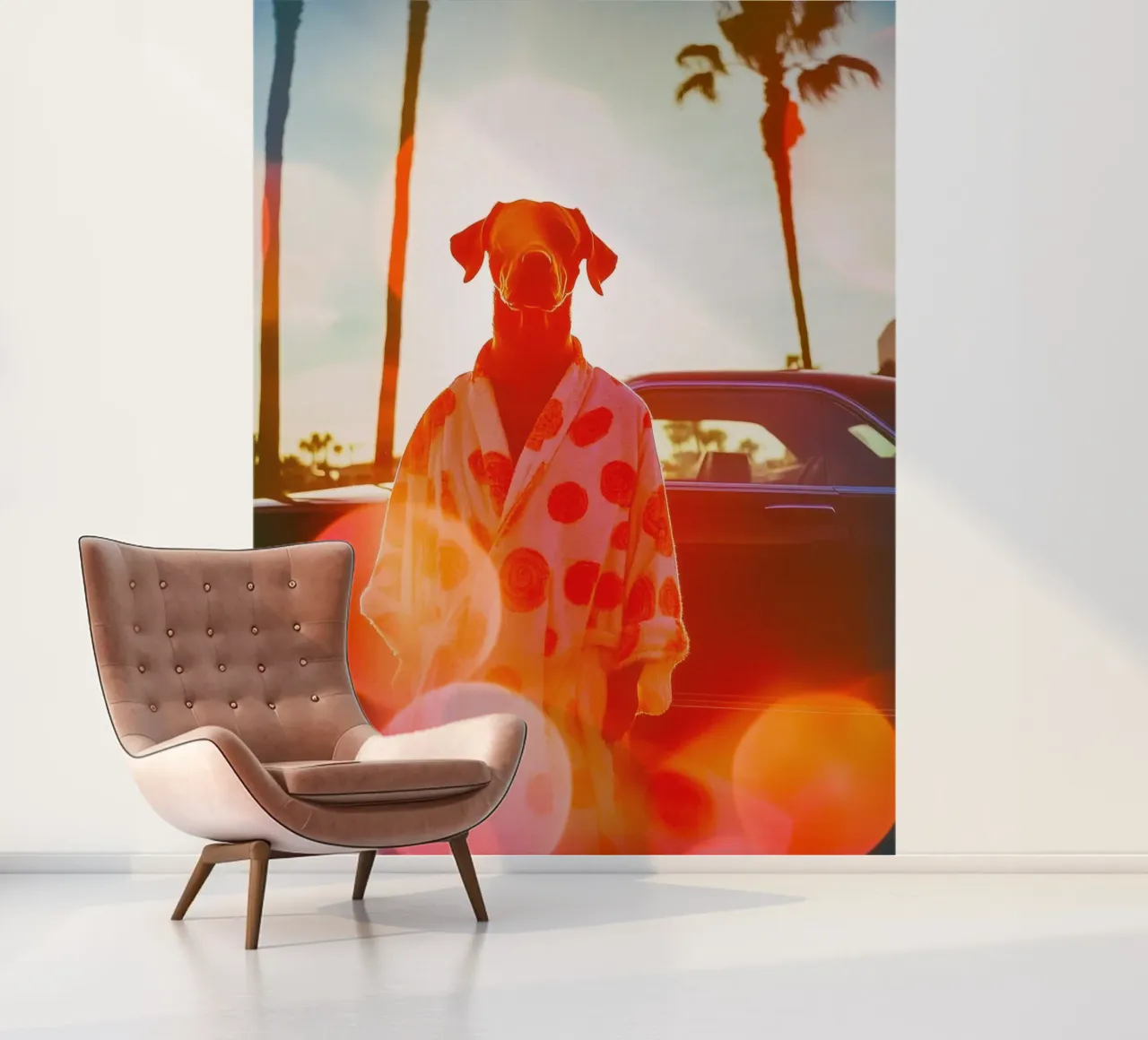 Robert fotobehang van Affiches Chien Originales – Dogland