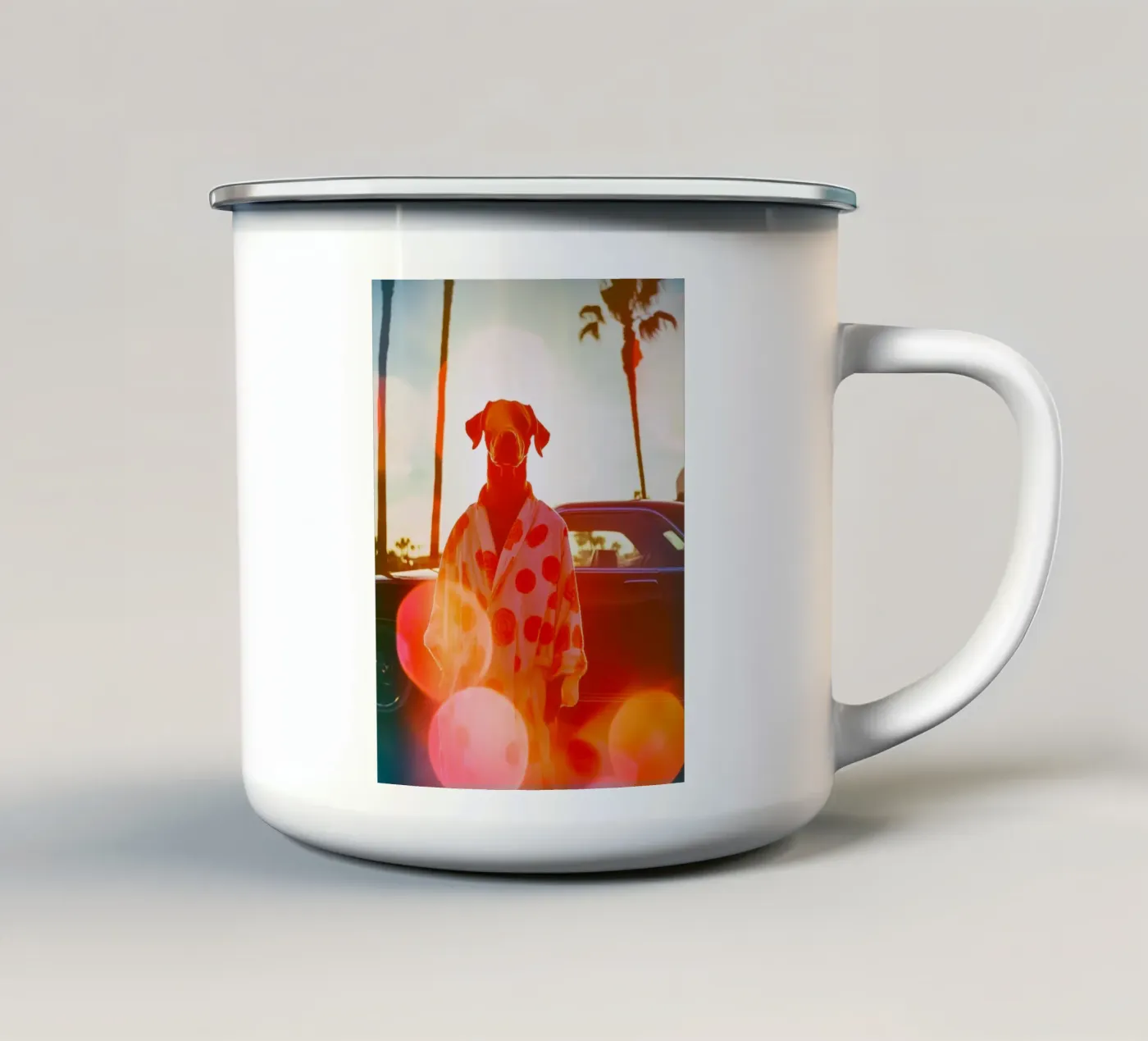 Robert enamel mug by Affiches Chien Originales – Dogland