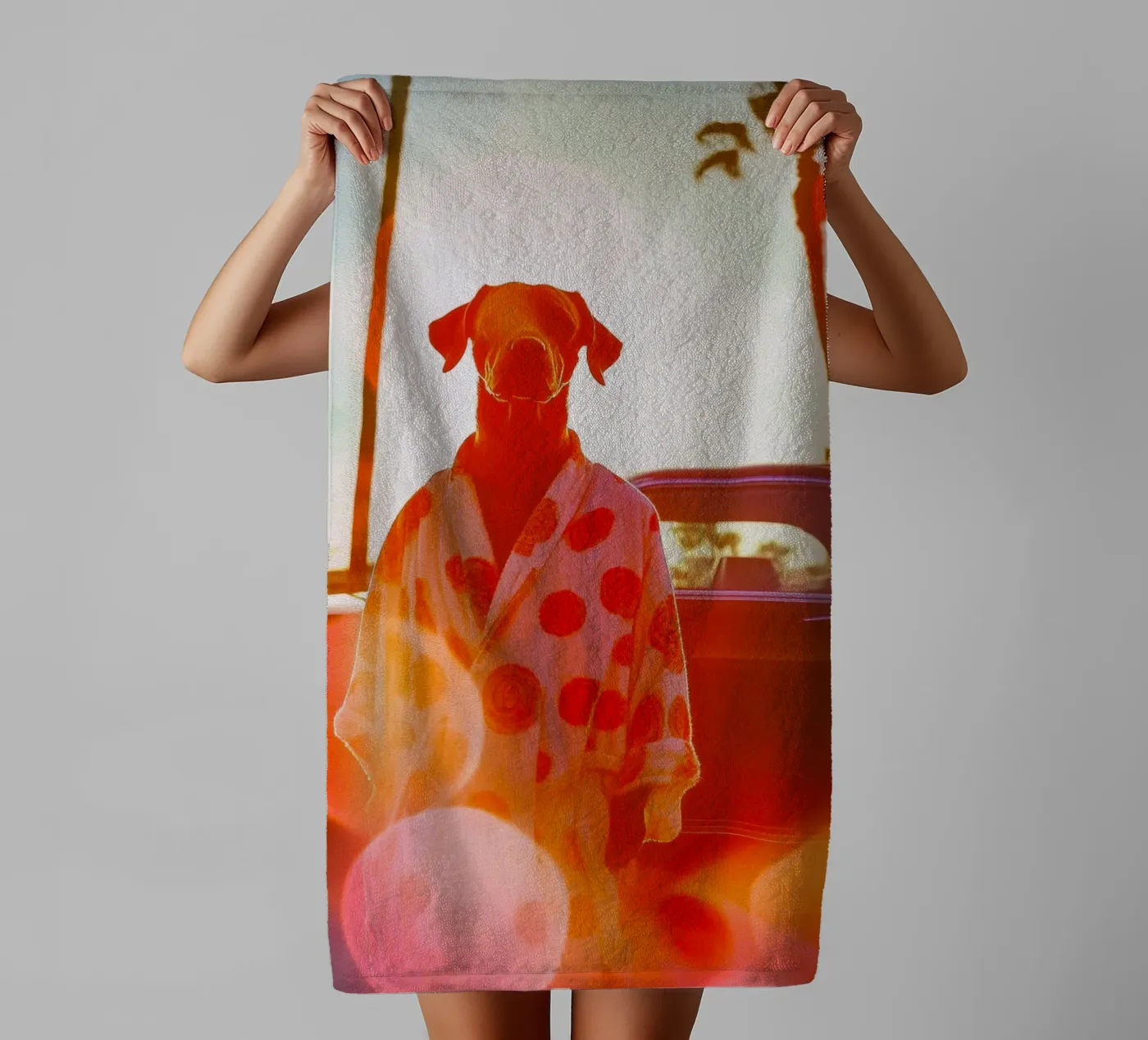Robert asciugamano da bagno da Affiches Chien Originales – Dogland