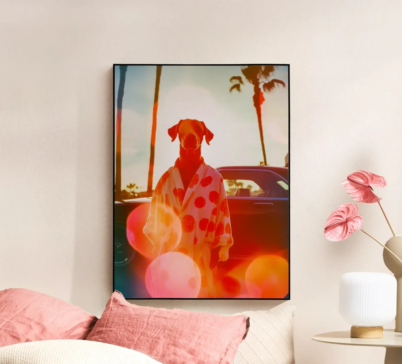 Robert acryl van Affiches Chien Originales – Dogland