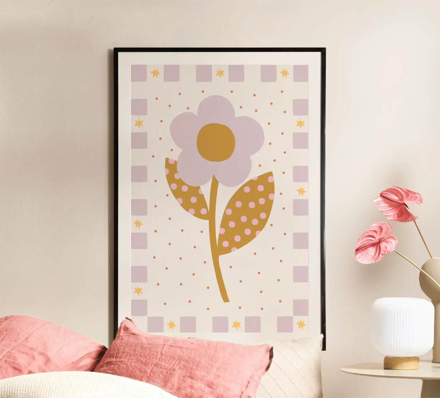 Daisy Bloom poster by Menina Lisboa