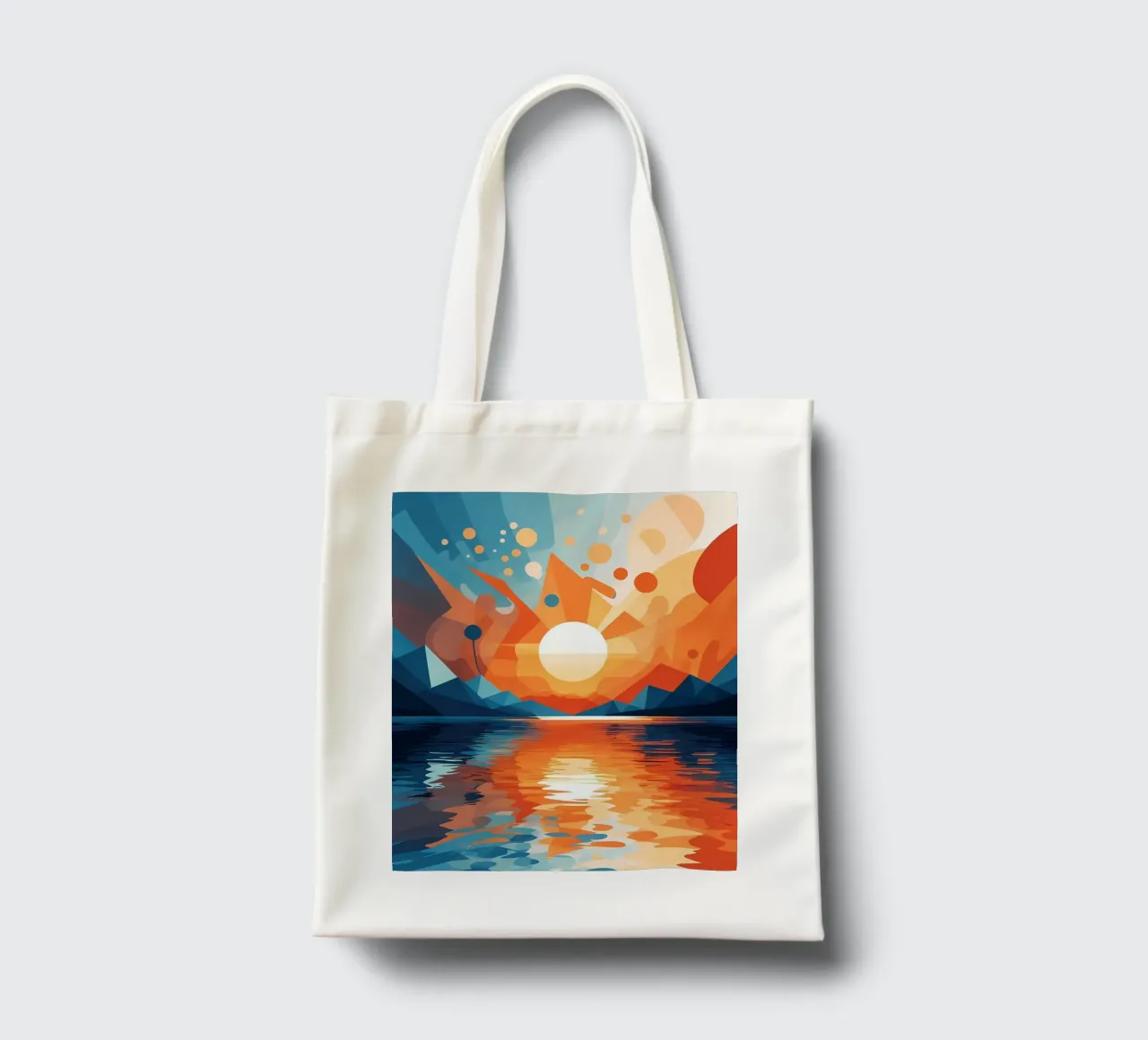 Serenità al tramonto borsa in juta da Artistic-shop