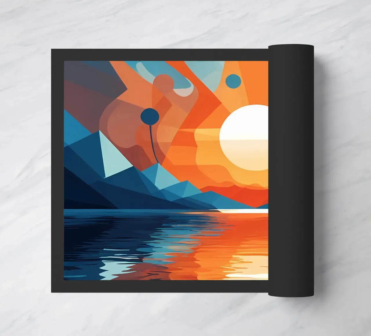 Sunset Serenity doormat by Artistic-shop