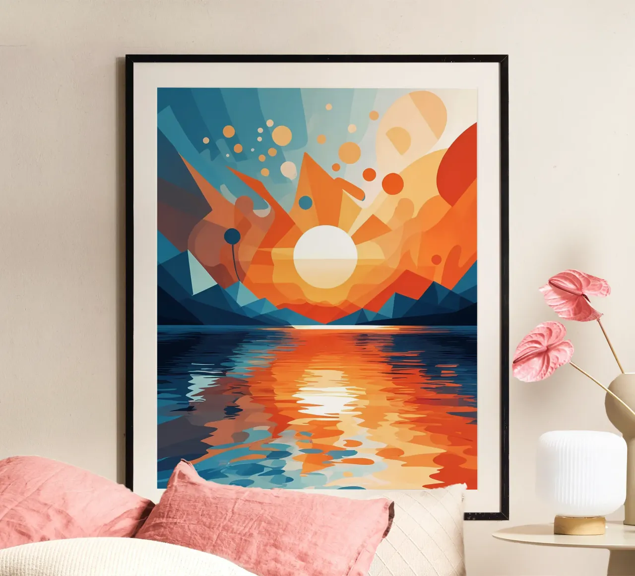 Sunset Serenity poster by Artistic-shop