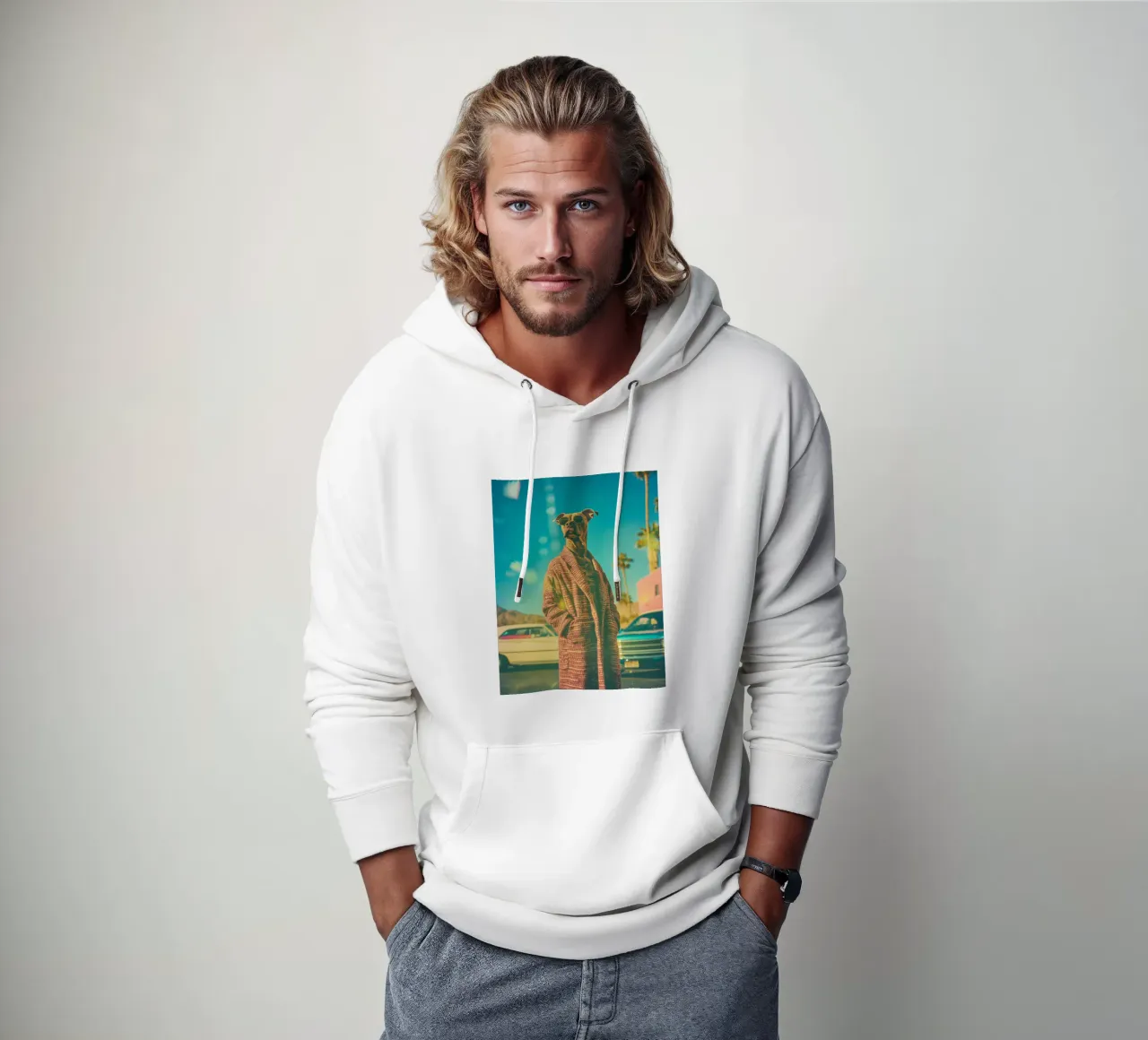 Joe felpa con cappuccio da Affiches Chien Originales – Dogland