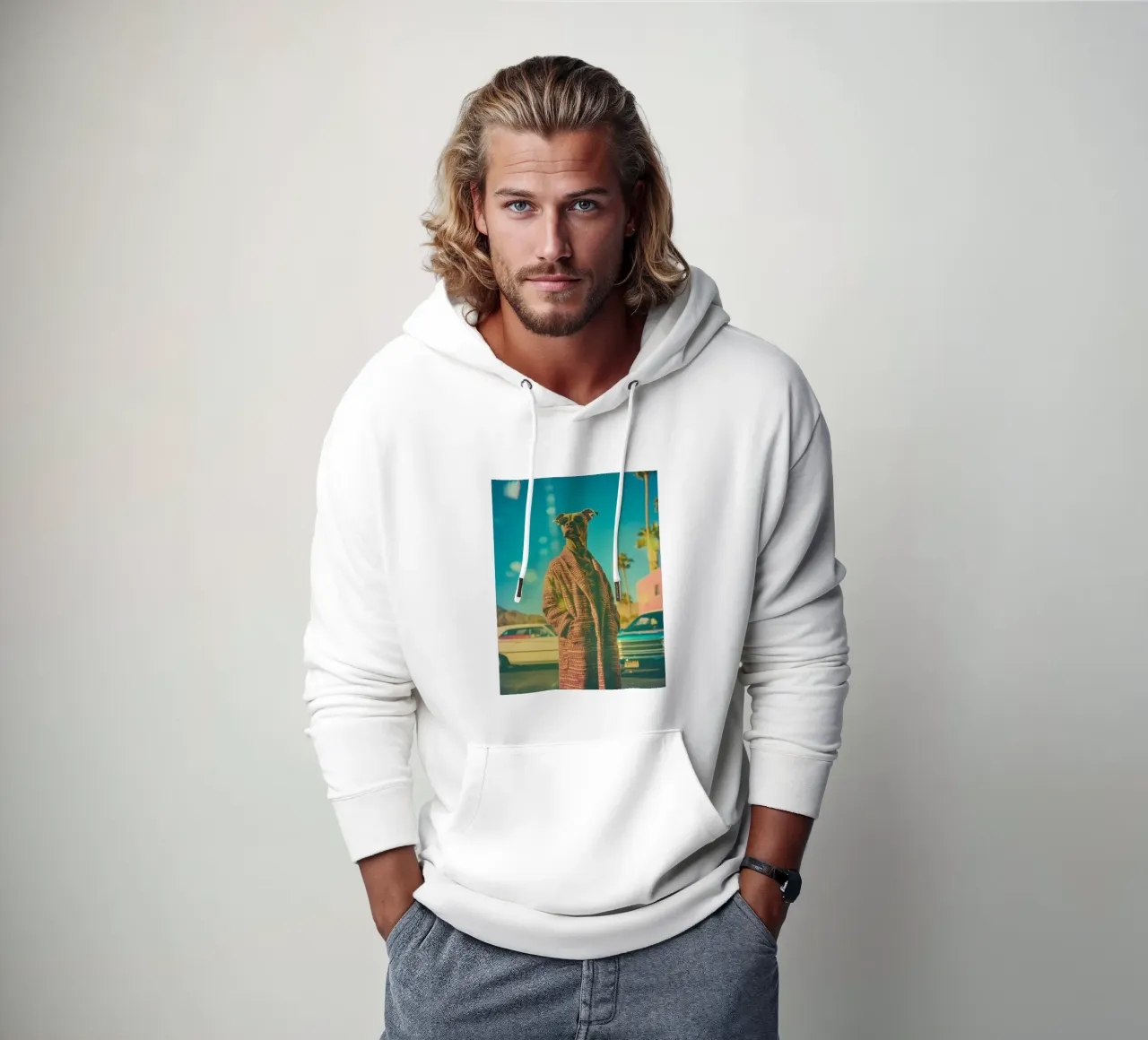Joe felpa con cappuccio da Affiches Chien Originales – Dogland