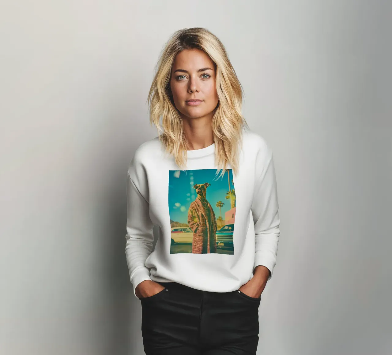 Joe Sweatshirt von Affiches Chien Originales – Dogland