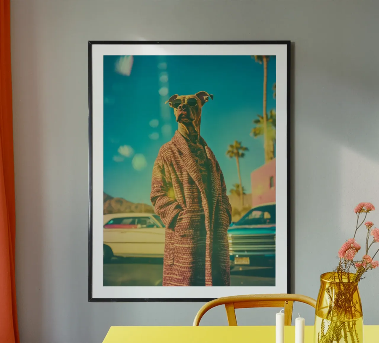 Joe poster by Affiches Chien Originales – Dogland