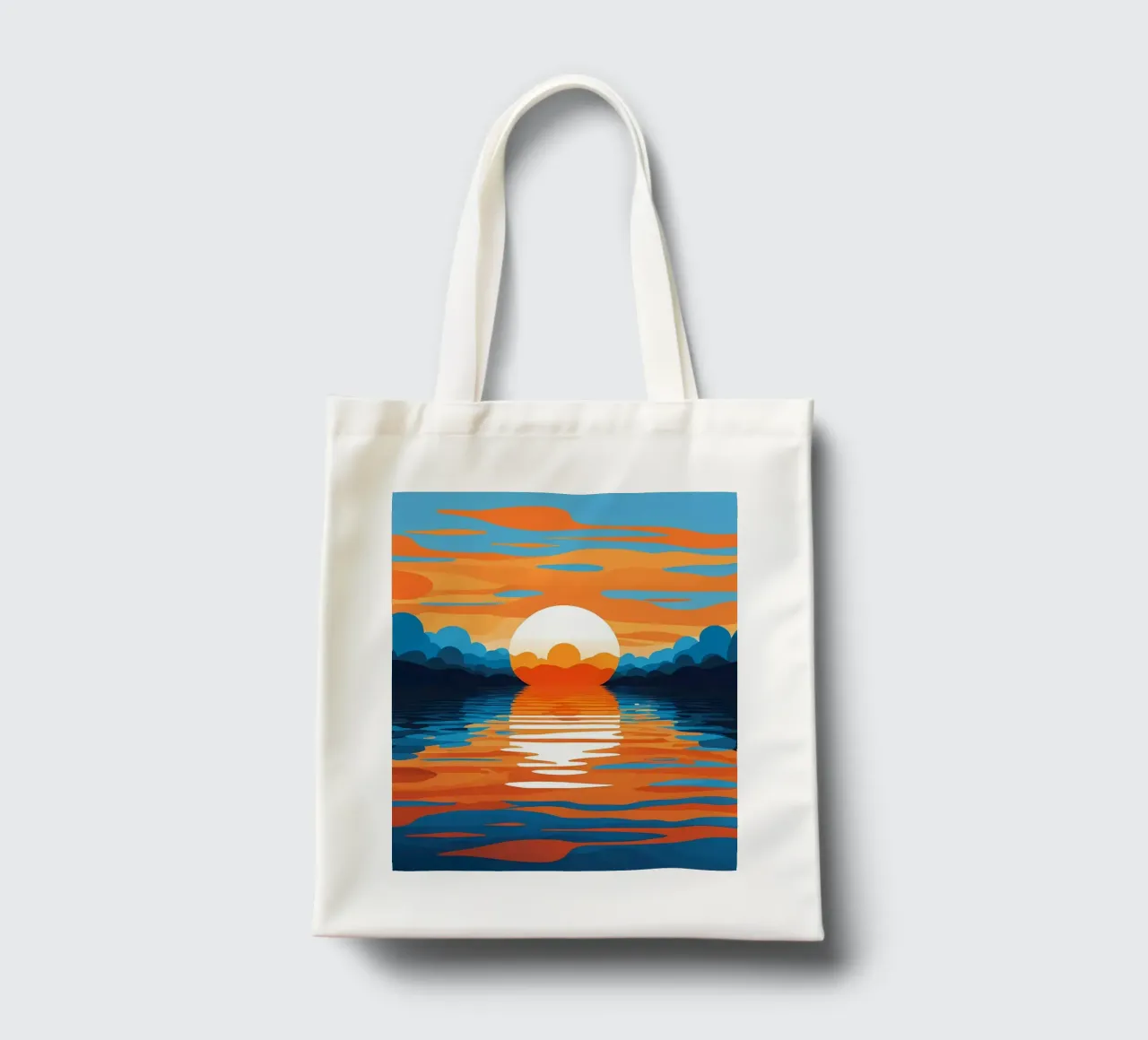 Riflessioni sull'ora d'oro borsa in juta da Artistic-shop